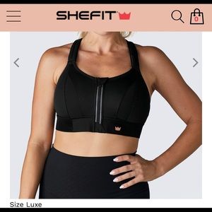 SHEFIT • THE FLEX SPORTS BRA high Impact LUXE in Black